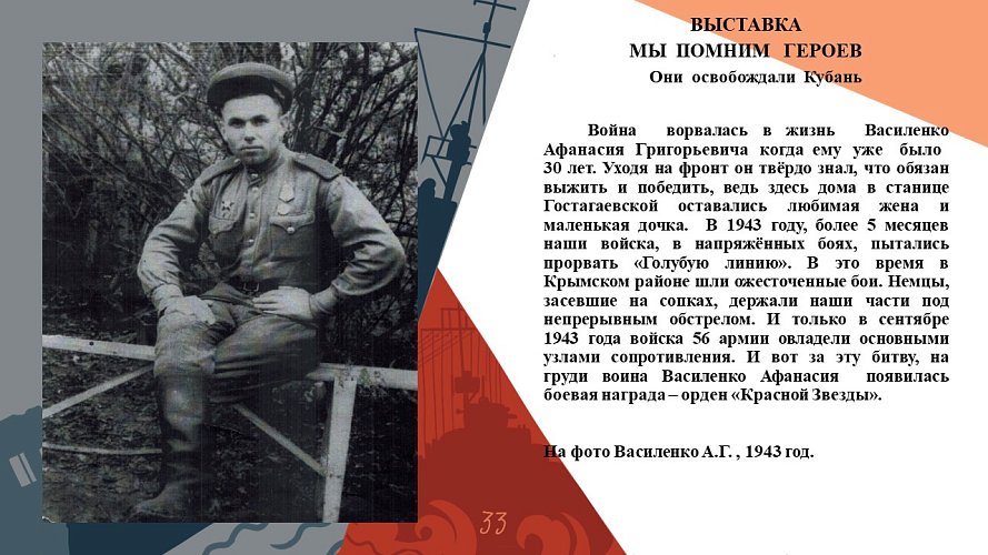 фотовыставка «Мы помним героев», посвященная завершению битвы за Кавказ